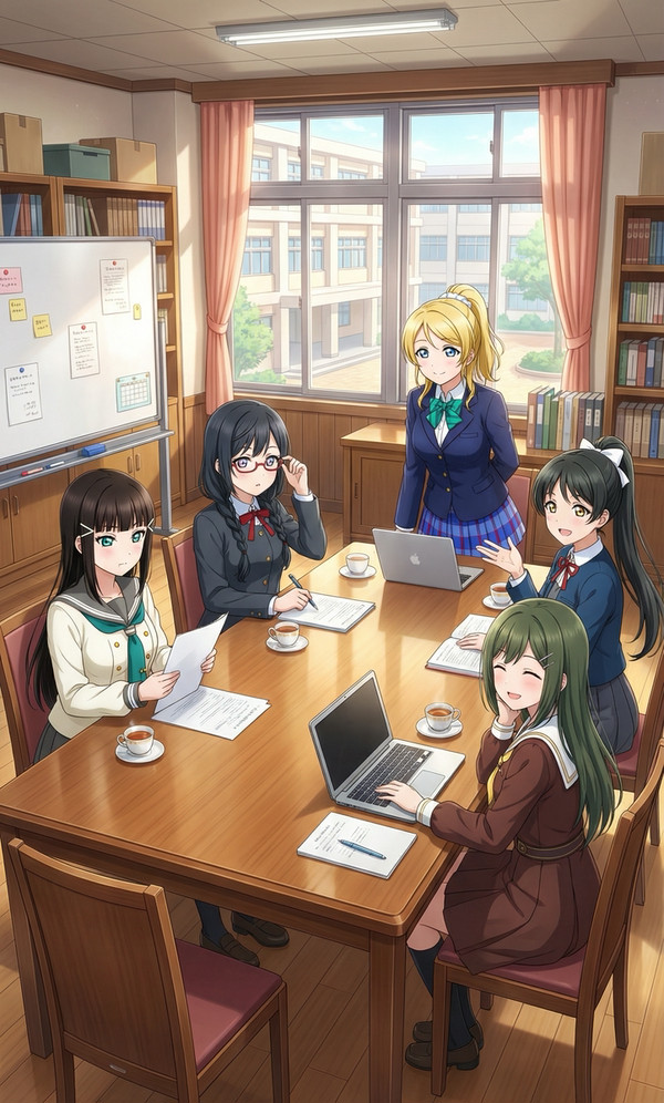 生徒会室にて