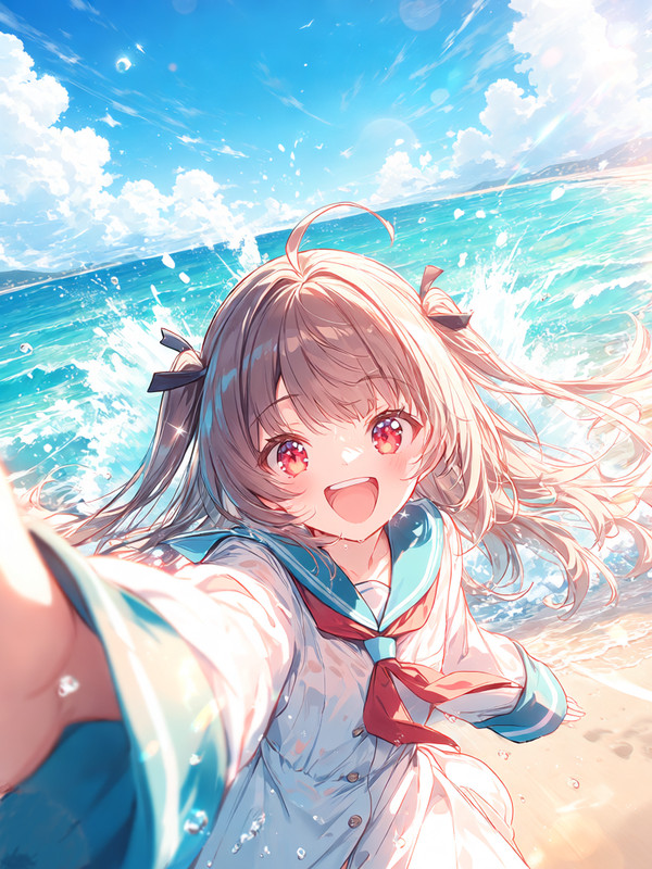 アトリちゃん～海へ！～