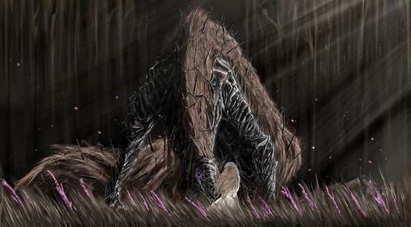 his