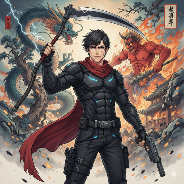 アベノ·オリキャラNo.3　鬼塚竜童丸