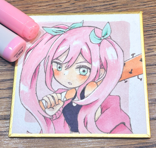 色紙イラスト