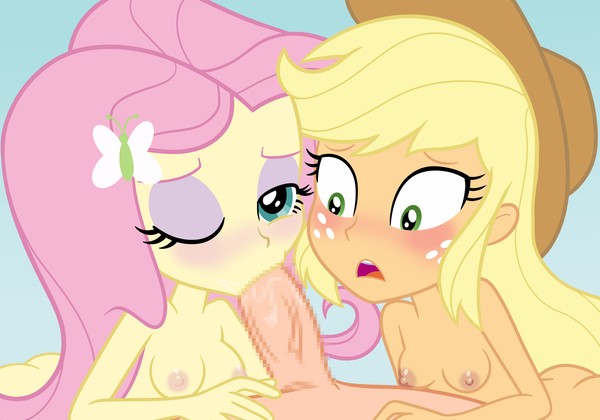 ✨ Fluttershy & Applejack BJ 🦄