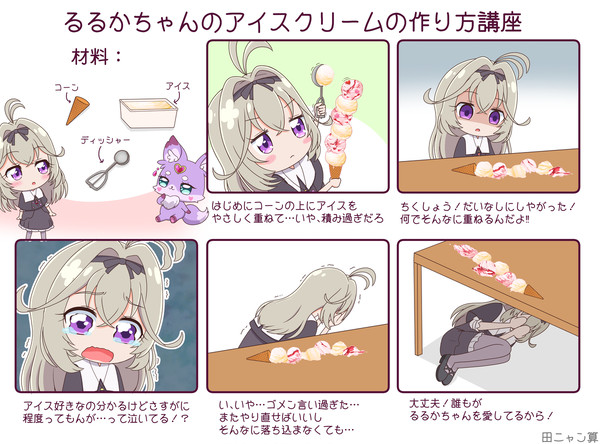 アイスクリームの作り方。