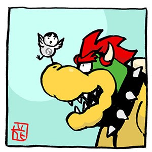 小鳥のトモピヨ〜クッパ、ハイスクール奇面組、ヘロQ