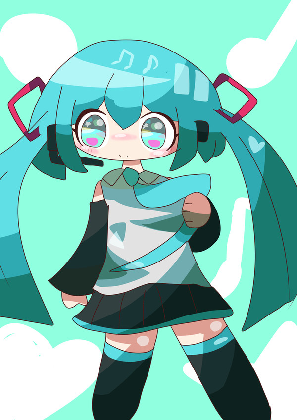 ミクさん描いたよ～！