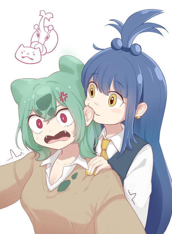 ギャルフシギダネと生徒会長ヘラクロス