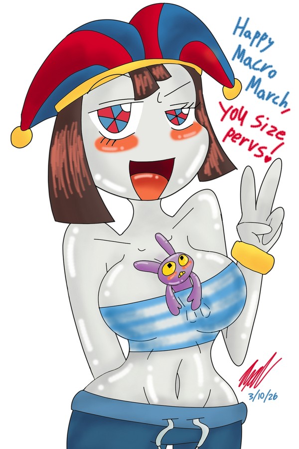 Pomni Protects Tiny Jax