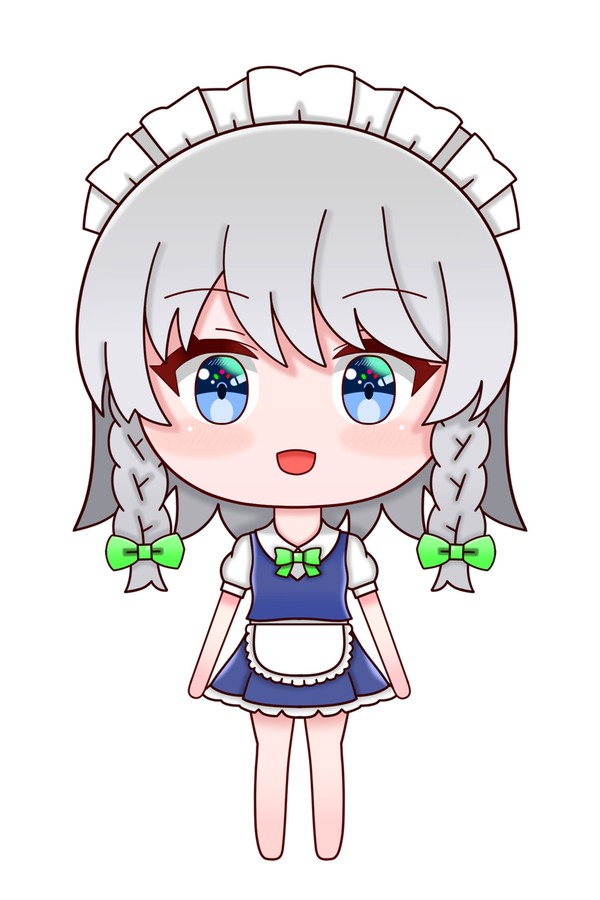 デフォルメ咲夜さん