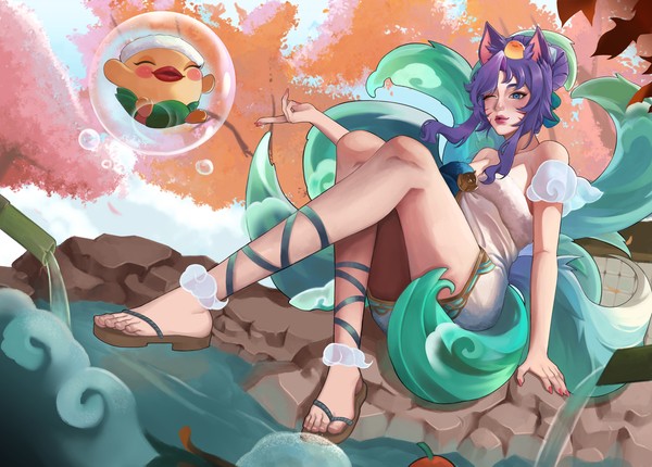 Spirit Blossom Springs Ahri