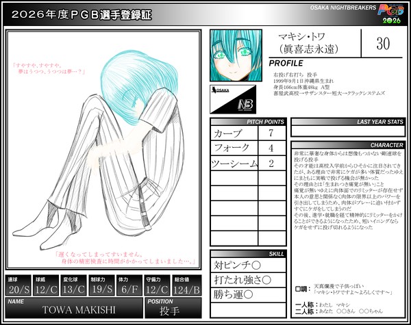 【PGB】マキシ・トワ（2026）