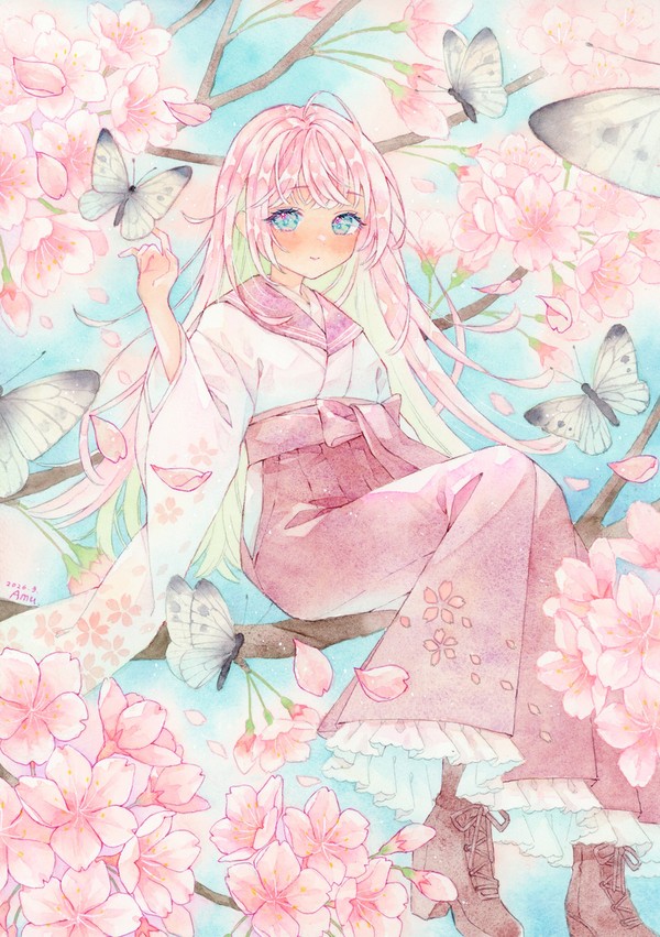 春にふれる