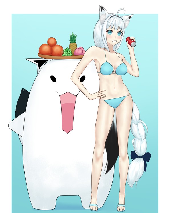 Fubuki at the beach