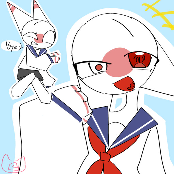 初描きにゃぽんたそ
