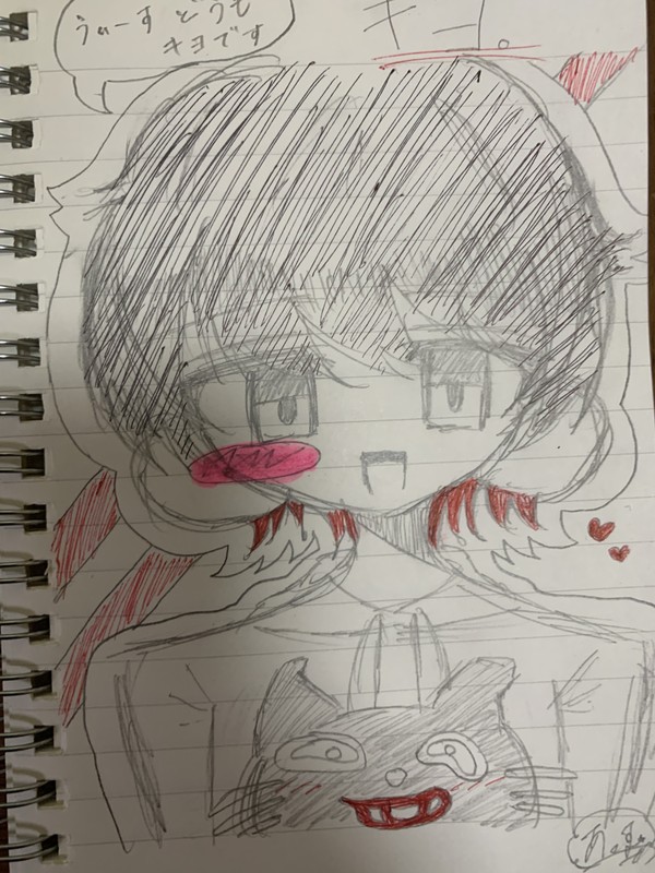 なんとなく描いたキヨです(似てない)
