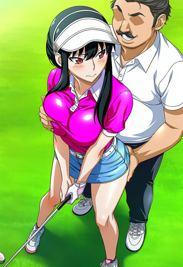 ゴルフコーチに犯されるヨルさん