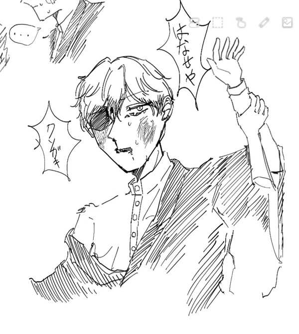 落書き　生存if