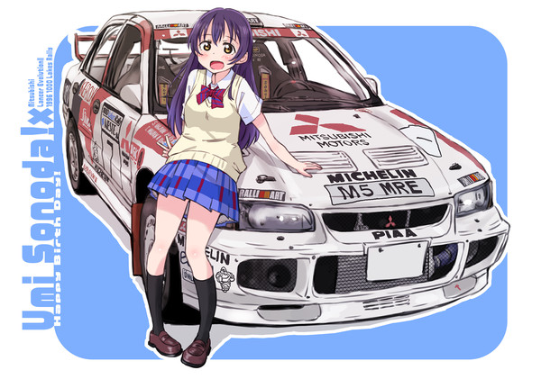 園田海未生誕祭2026×三菱ランサーエボリューションⅢ