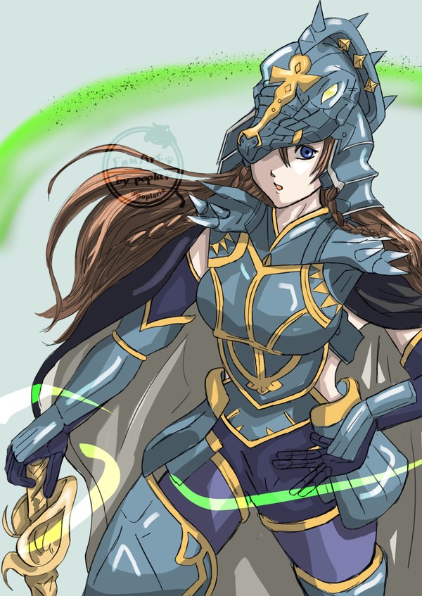 碧の騎士ハーフフェイスver