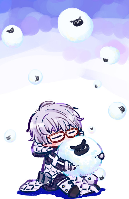 あとは寝るだけ、モフるだけ。🐑💤 - 1/1