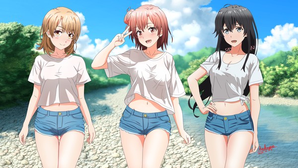 俺ガイル8kイラスト