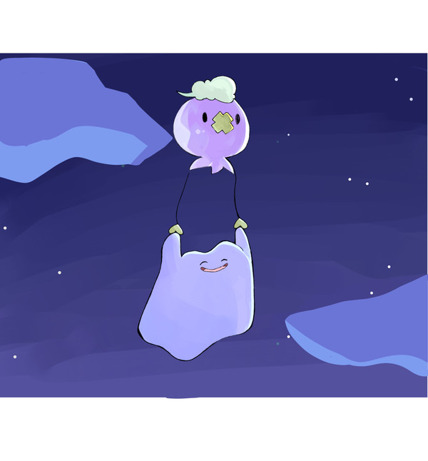 メタモンとフワンテ