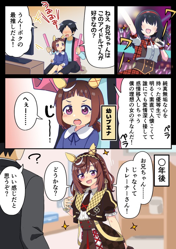 ブエナビスタちゃんとお兄ちゃん