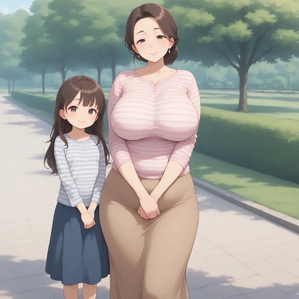 公園で出会った親子