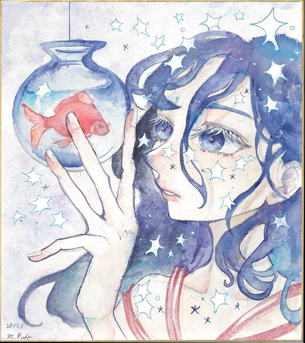色紙作品　星屑と乙女たち1〜5