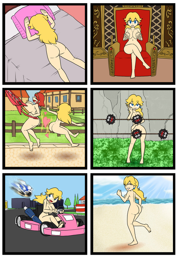 Peach's Nudist Day