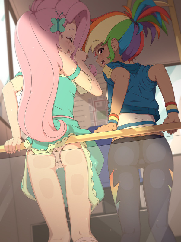 Fluttershy and Rainbow Dash