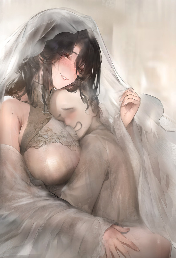 没事徒儿,不过是炼丹烧光头发,师娘这里还有定颜丹你且先服下