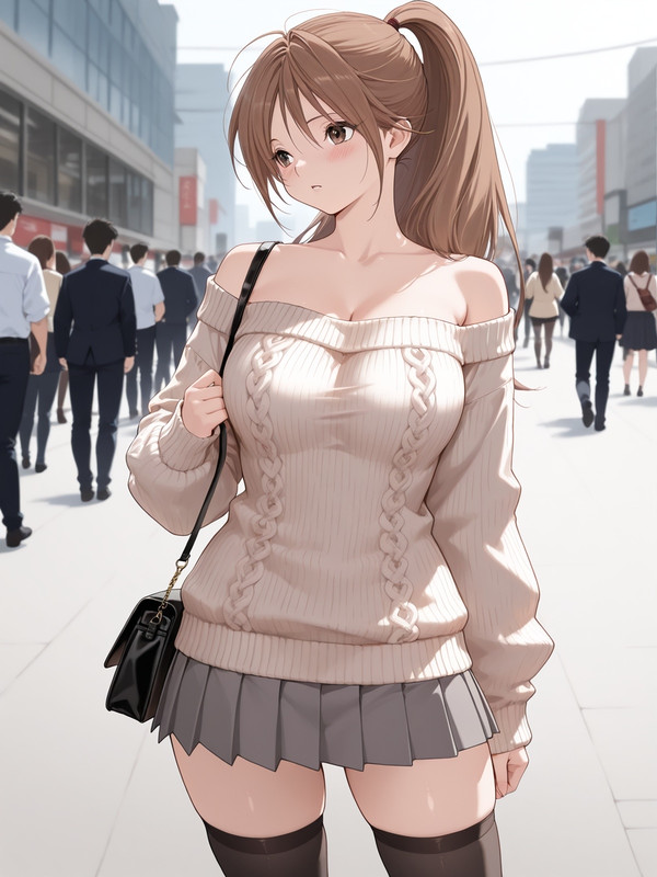 駅で見かけた女子大生(多分)