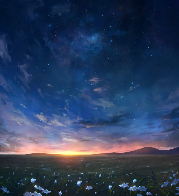星屑の花畑