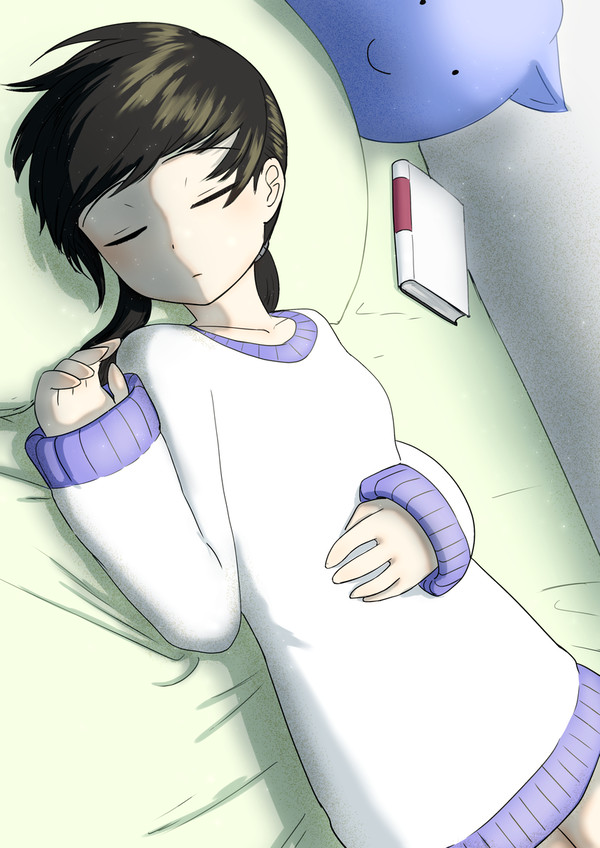 睡眠。