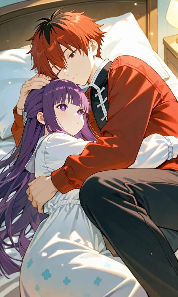シュタフェル夫妻寝るとき2.