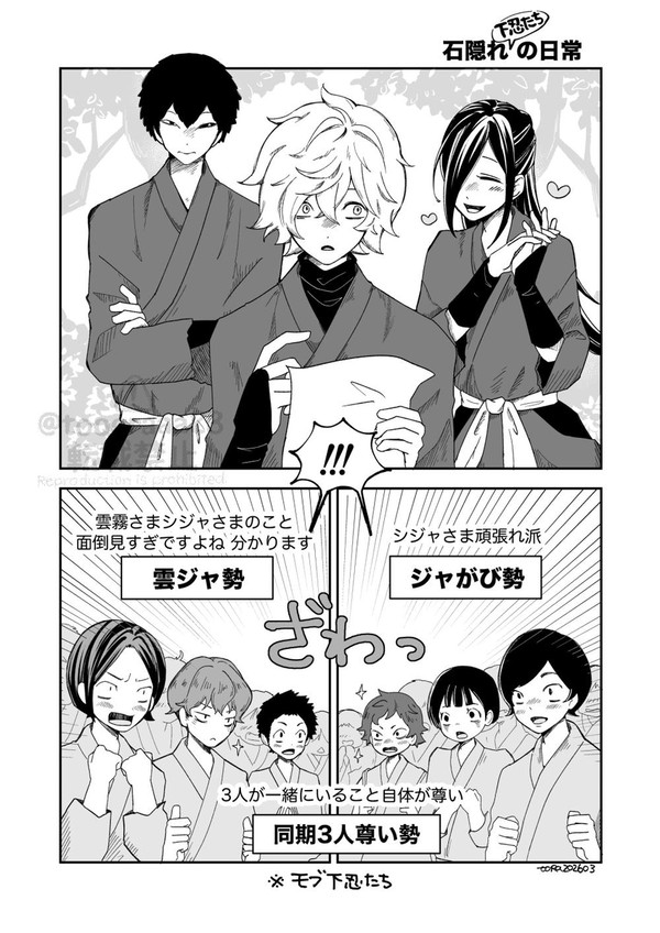 同期組と下忍ちゃんたちの日常