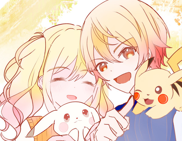 沉迷ぽこあポケモン中🧡💛