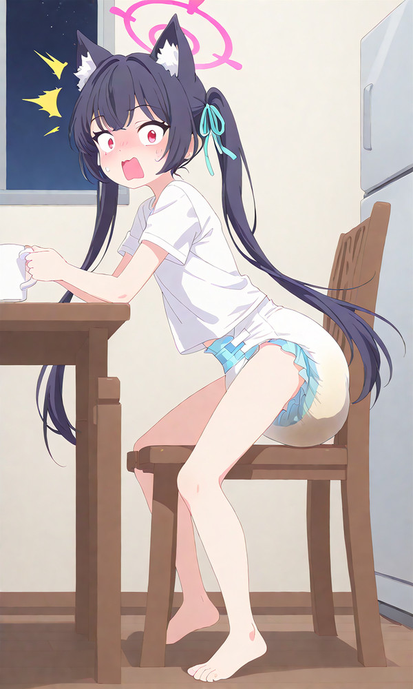 Spc./ Serika Diaper accident