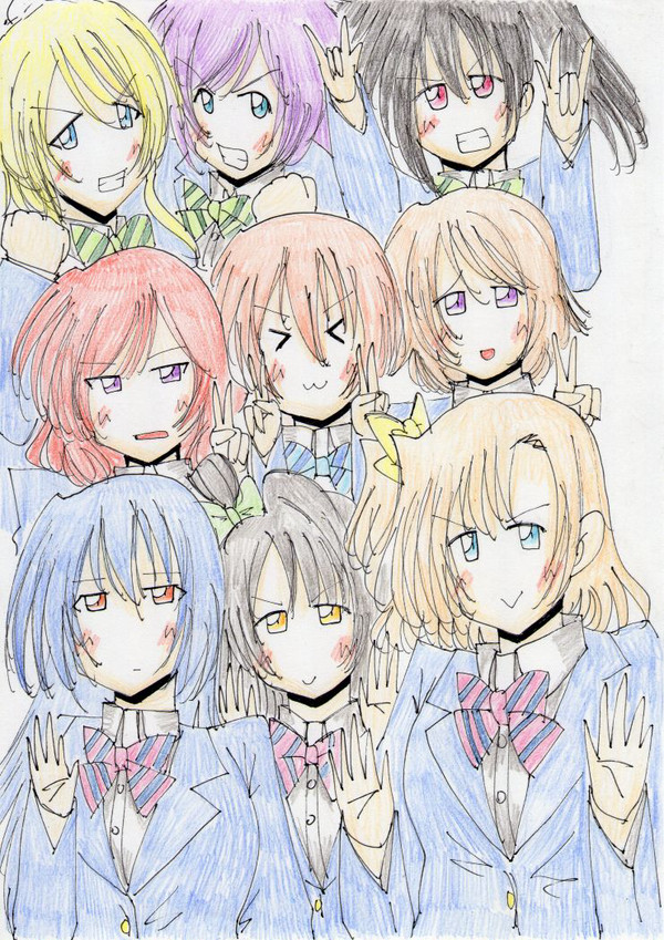 μ'sファイナル10周年ラクガキ