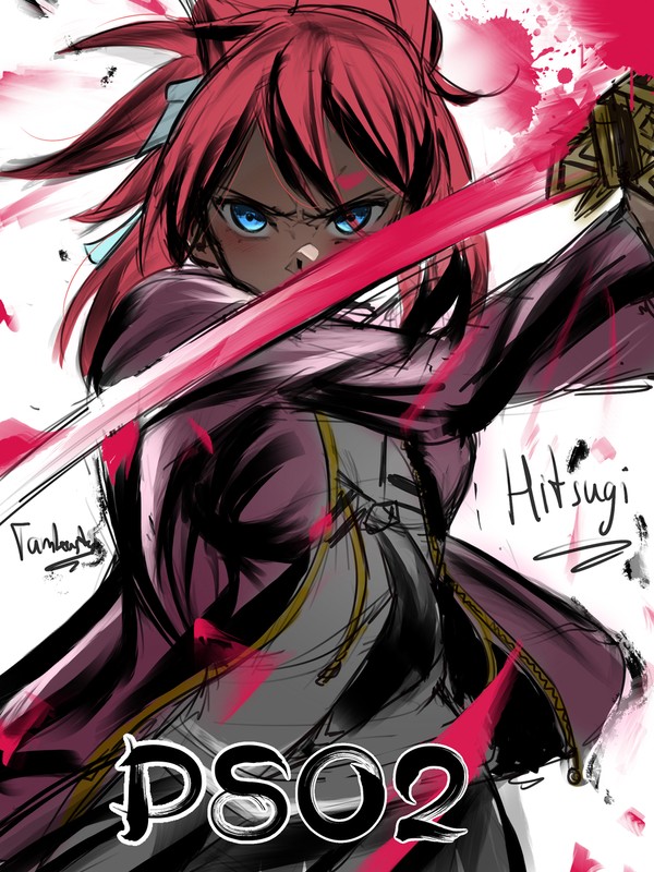 Hitsugi Fanart From PSO2