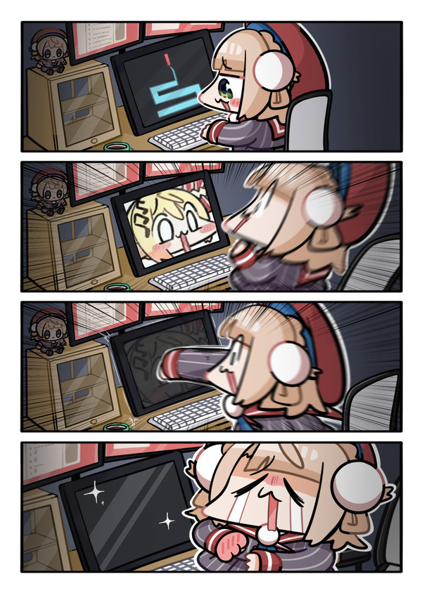 孫にすすめられたゲームをやる しぐれうい