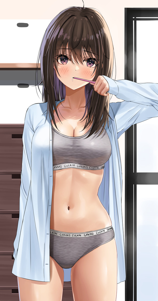朝の歯磨き中は無防備