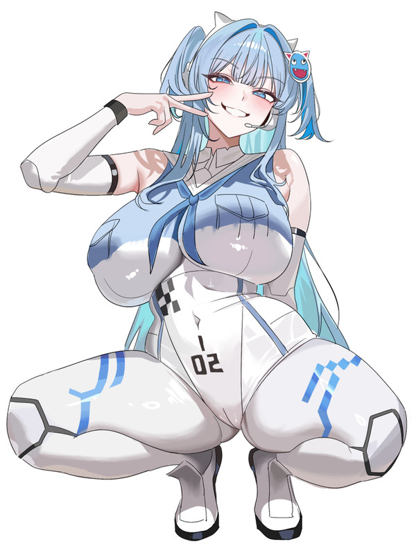 메카미 시프티 채색과 스케치