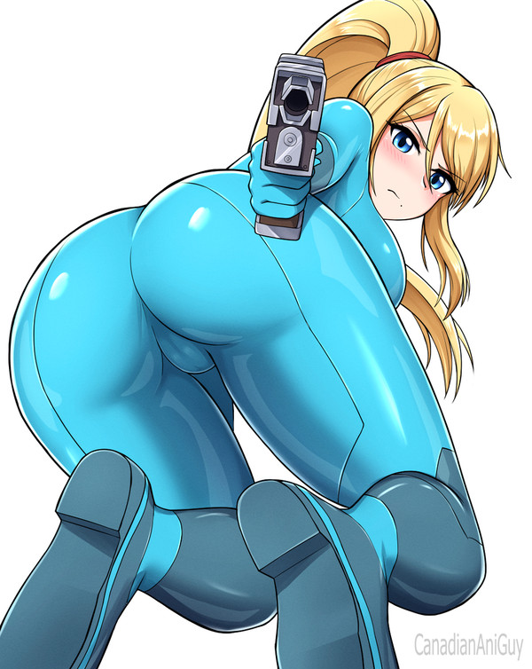 Samus Zero Mission Ad Pose