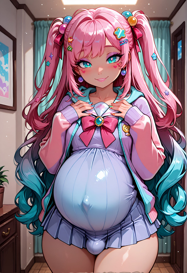 Pregnant femboy