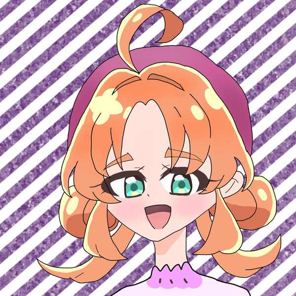 あんなちゃん描いた！(なんだこの背景)