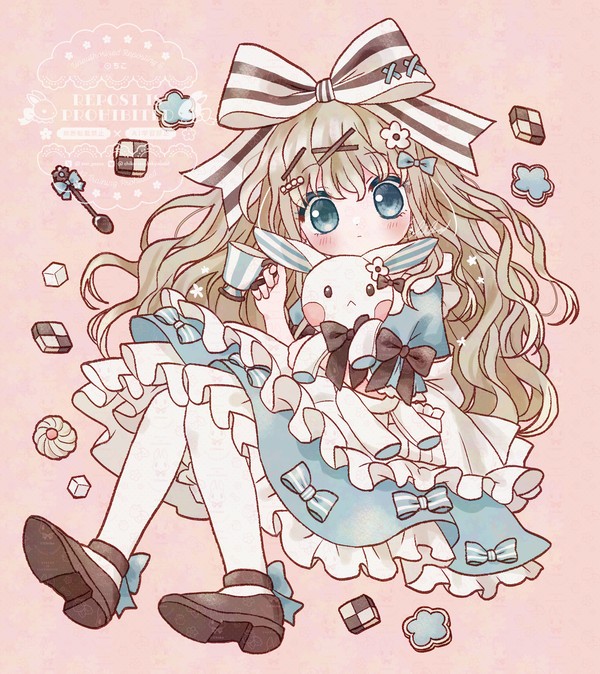 クッキーとぬいと創作アリスちゃん🍪✨