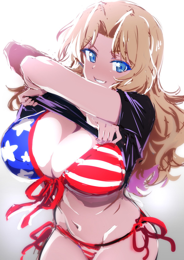 ケイさん、ビキニ