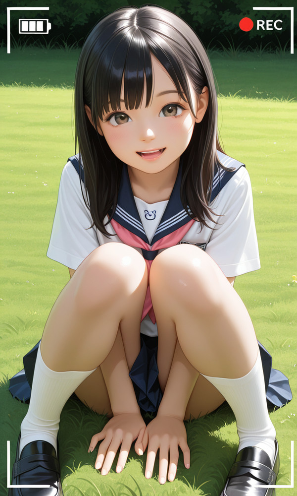 パンチラ対策…できてるかな?