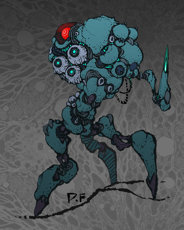 Alien Biomech sketching 260404